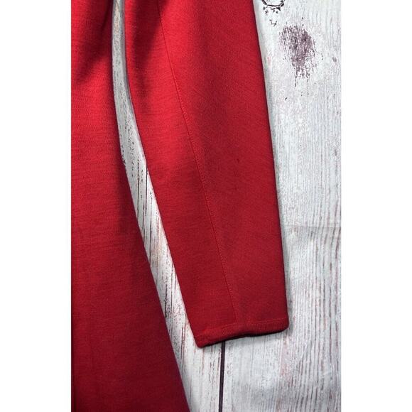 Collections Michelle Stuart Vintage Dress Pencil Skirt Red Black 80s Halloween M - Picture 9 of 11